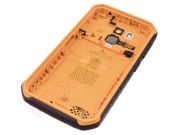 Service Pack Black and orange battery cover for Ulefone Armor X7 / X7 Pro